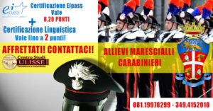 Certificazioni per allievi marescialli carabinieri 2016
