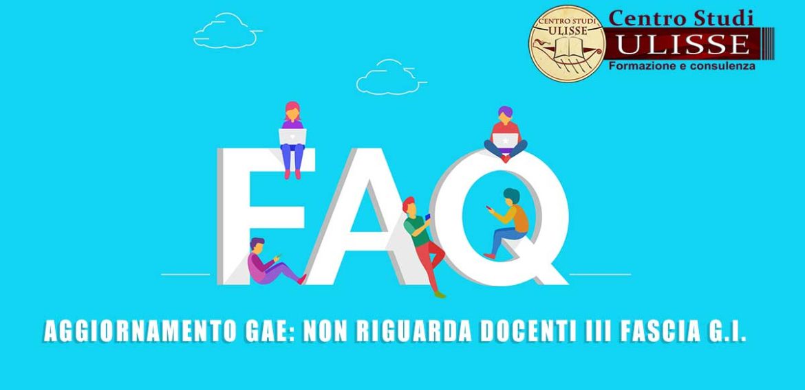 Aggiornamento Gae Non Riguarda Docenti Iii Fascia Gi