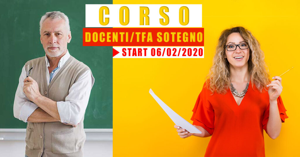 CORSO DOCENTI E CORSO TFA SOSTEGNO